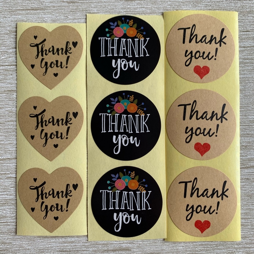 300 - Thank You Stickers